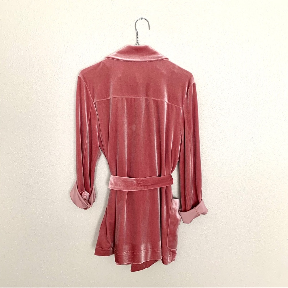 Pixie Market Pink Velvet Jacket - Picture 4 of 8